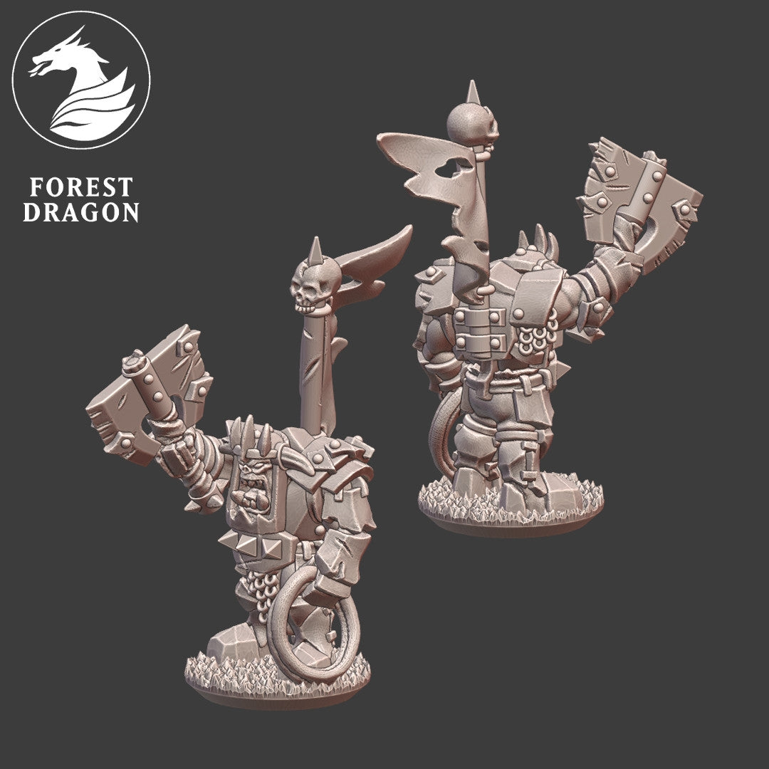 Orcs & Goblins - 10mm Heroes on Foot