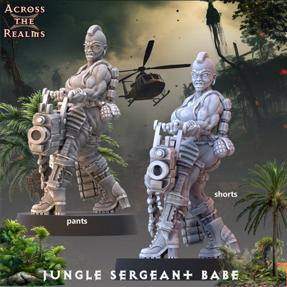 28mm Jungle Sergeant Babe