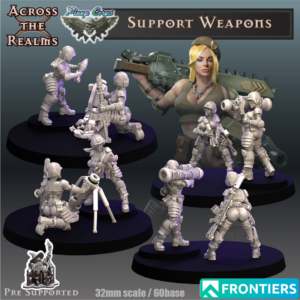 28mm Pinup Support Weapons