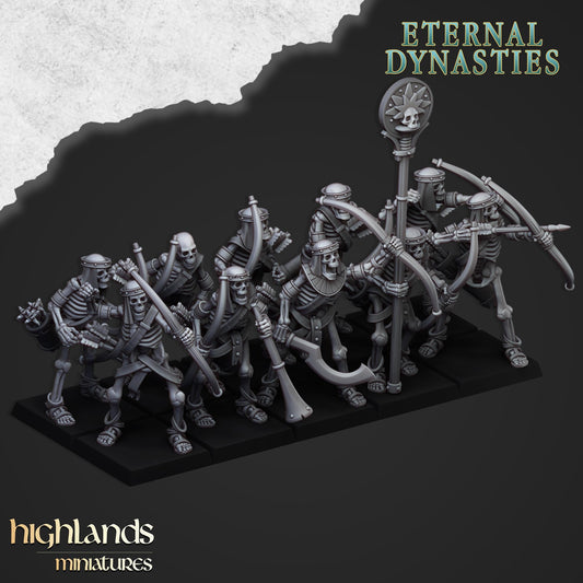 28mm Ancient Skeletons with Bows - Eternal Dynasties