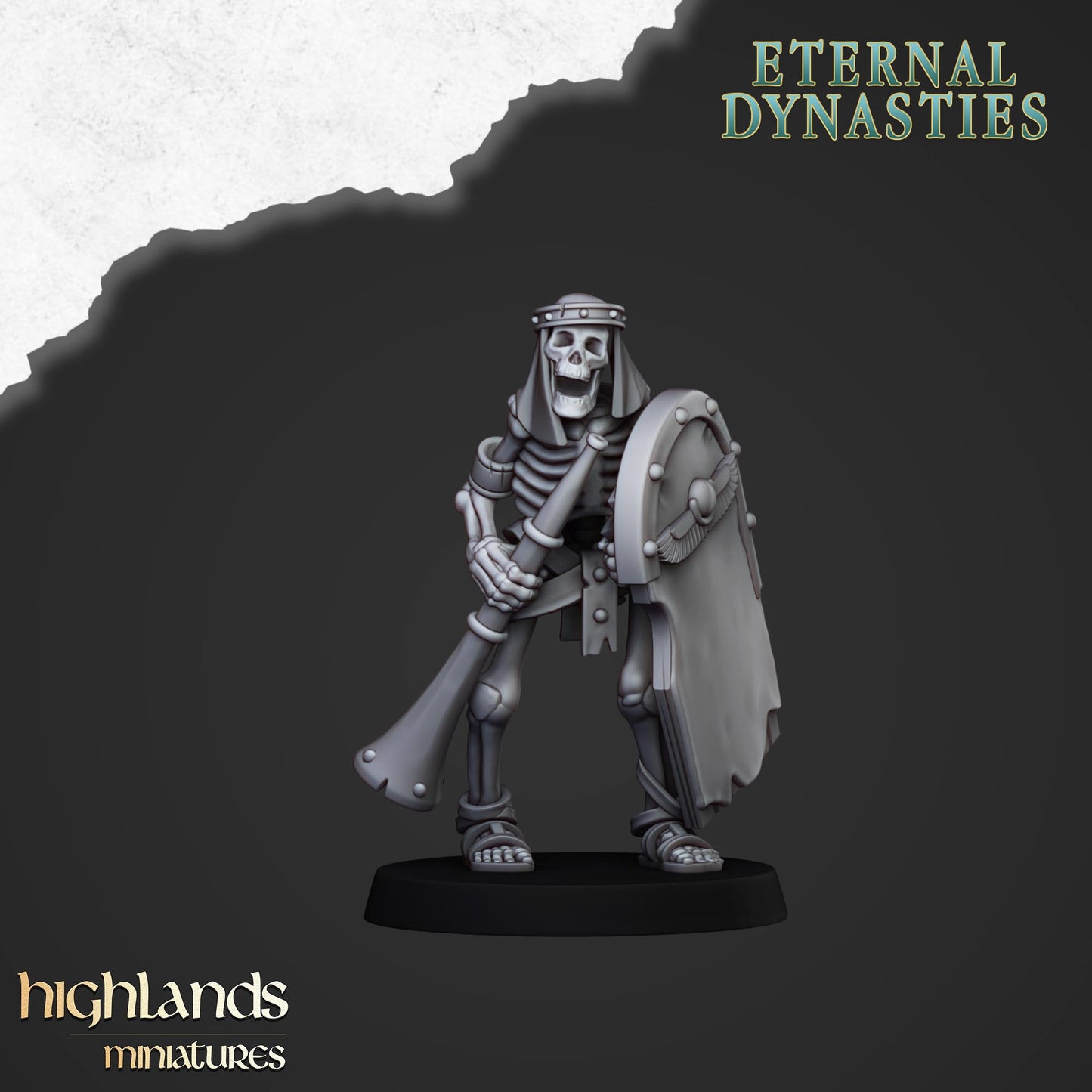 28mm Ancient Skeletons with Hand Weapons - Eternal Dynasties