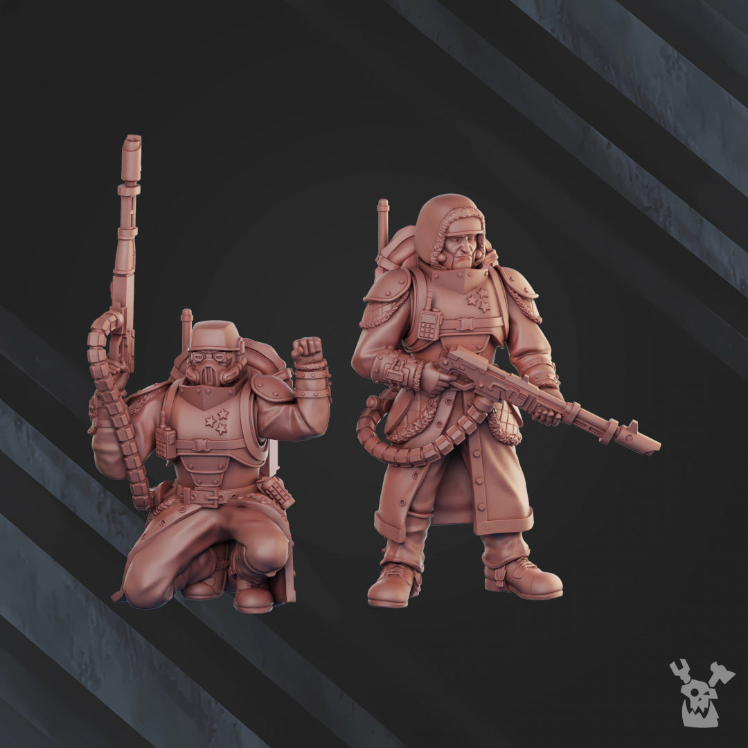 28mm FD Special Forces Command Squad