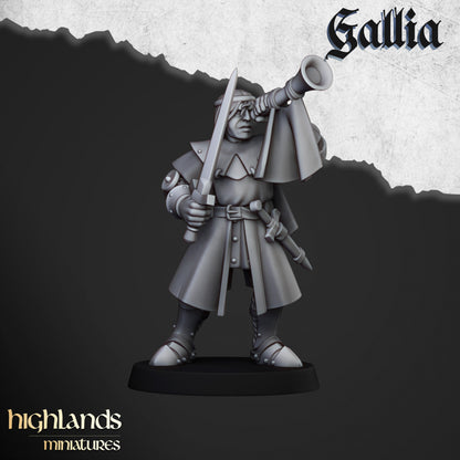 28mm Knights on Foot - Gallia