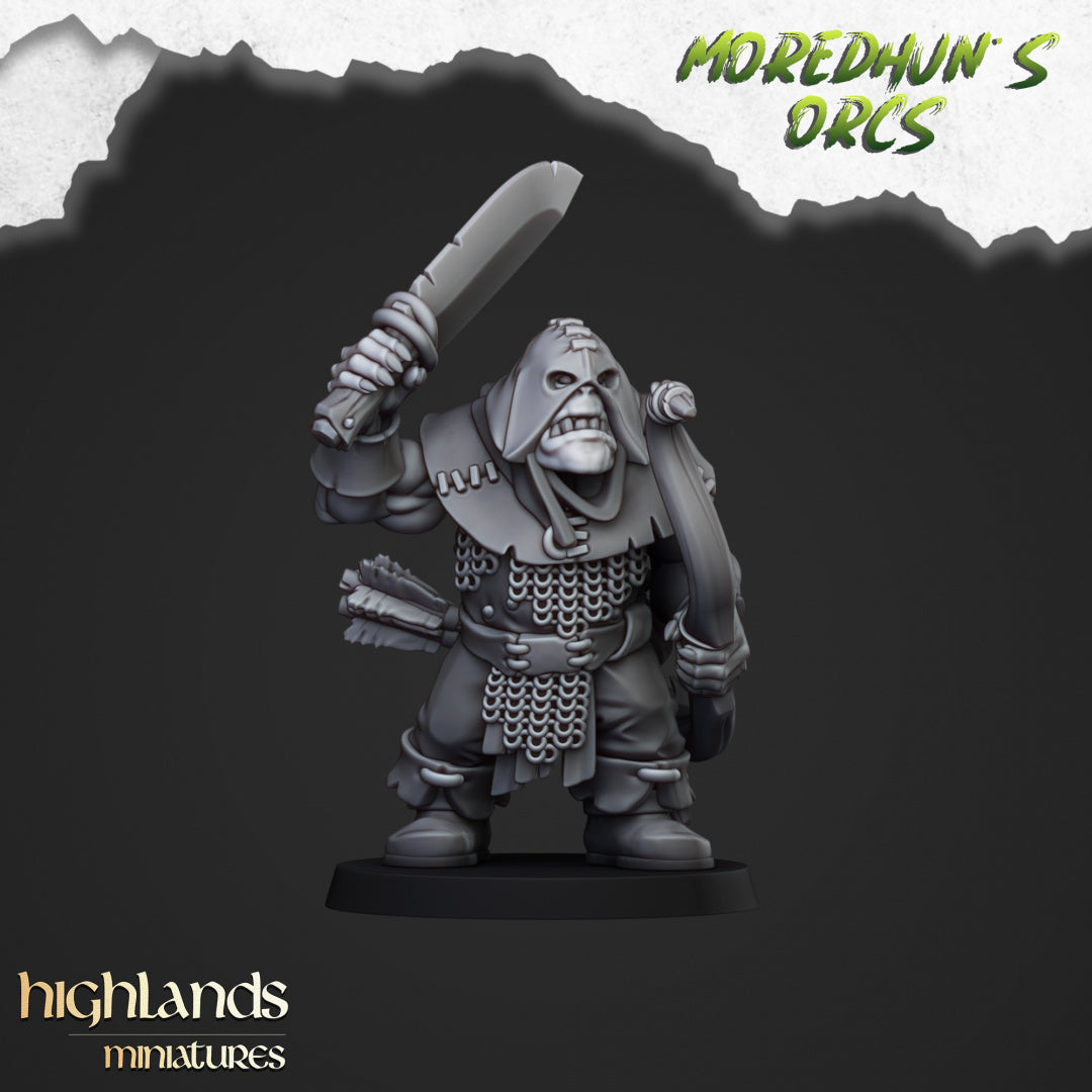 28mm Orc Warriors with Bows - Orc Tribes