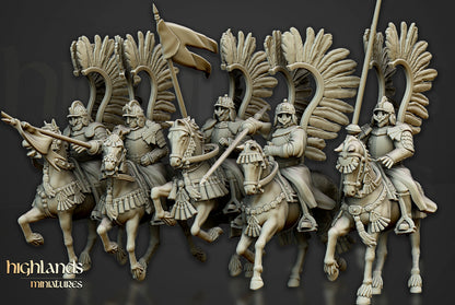 28mm Winged Hussars of Volhynia with Lances - Kislev Empire