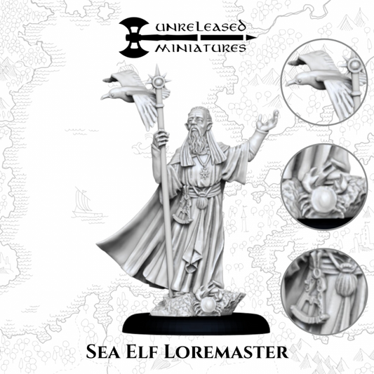 28mm Sea Elf Loremaster