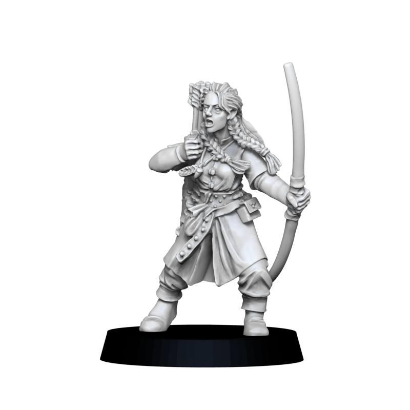 28mm She-Bears Warriors