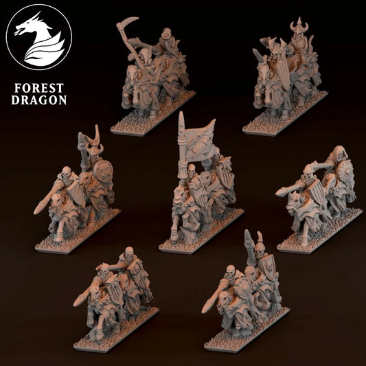 Vampire Lords - 10mm Skeleton Knight Regiment