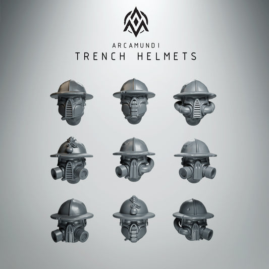 Dieselpunk Trencher Heads