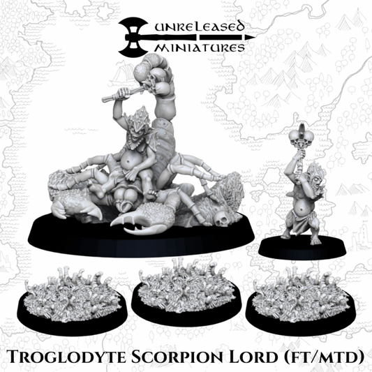 28mm Troglodyte Scorpion Lord