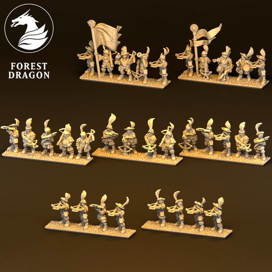 Imperial Empire - 10mm Crossbowmen Regiment