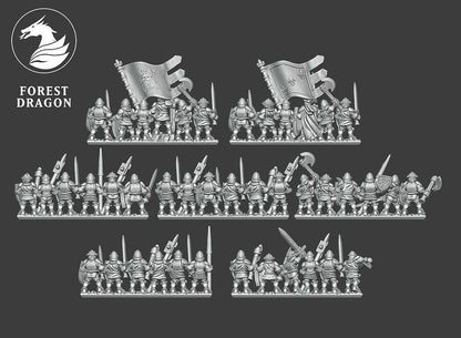 Chivalric - 10mm Household Guard Regiment