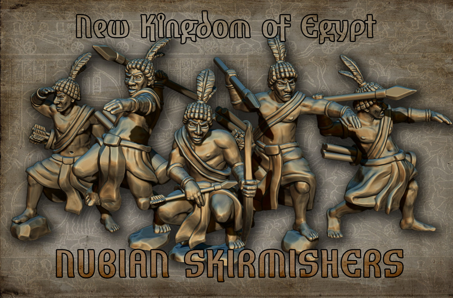 15mm Nubian Skirmishers