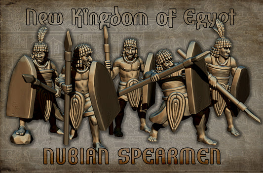 15mm Nubian Spearmen