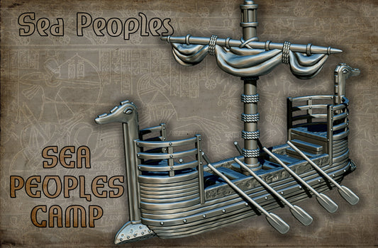 15mm Sea Peoples Ship