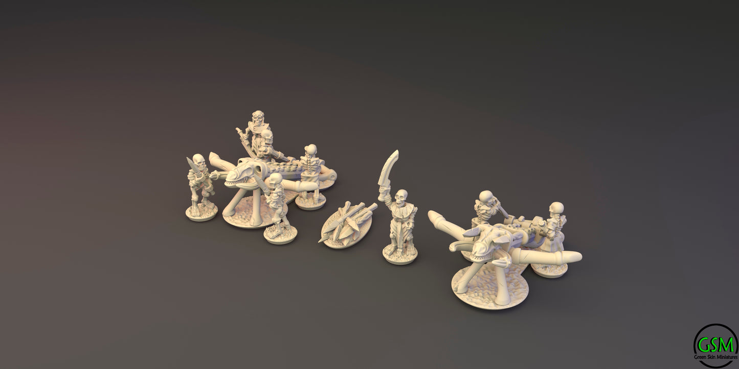 King of Sands - 10mm Bone Thrower Regiment