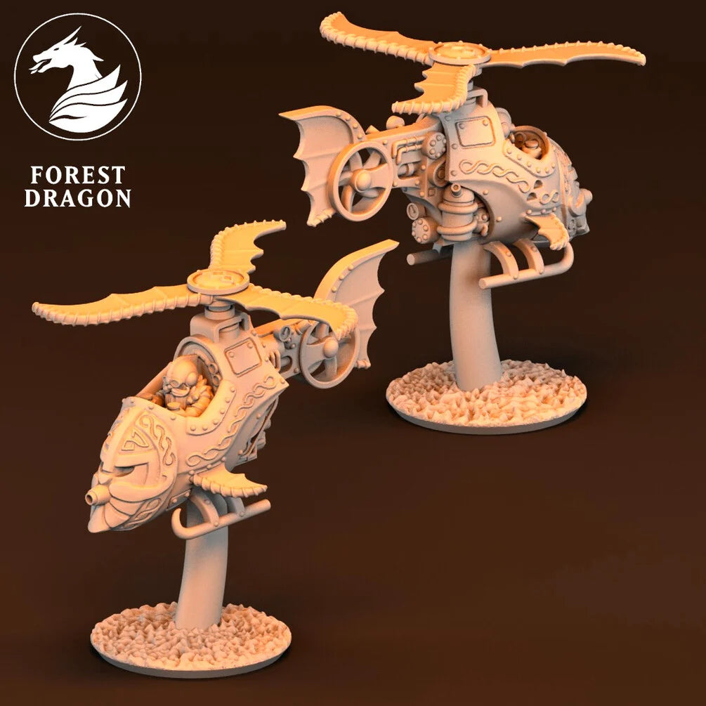 Dwarven Lords - 10mm Gyrocopter