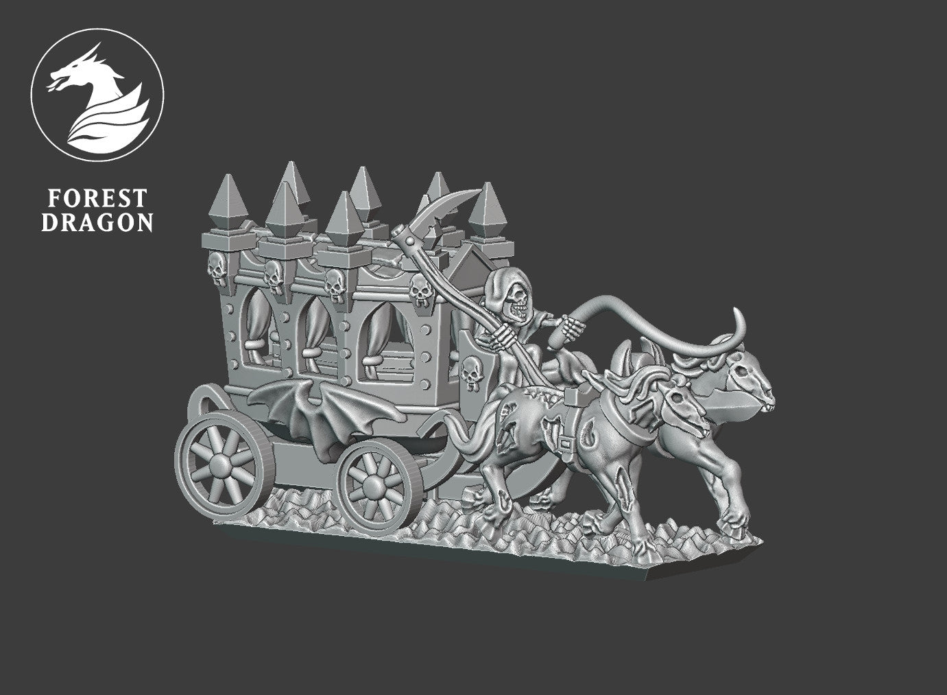 Vampire Lords - 10mm Baleful Carriage