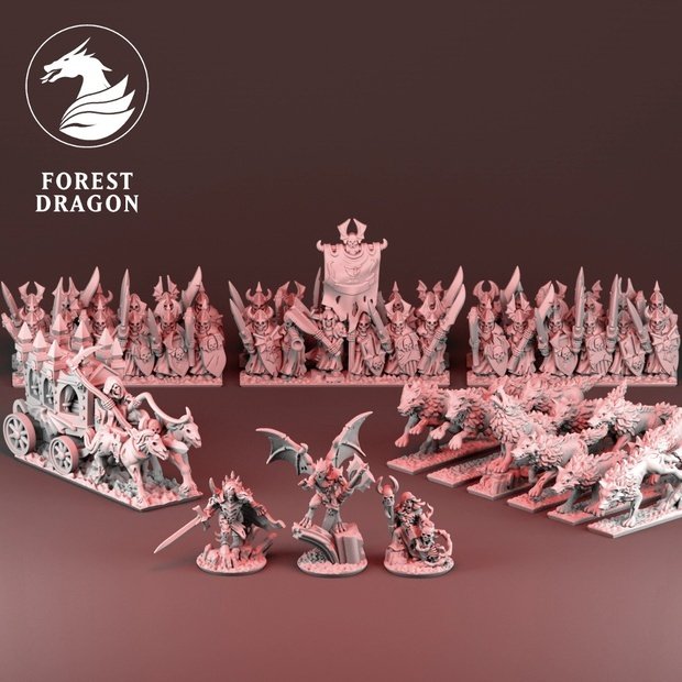 10mm Vampire Lords Starter Army