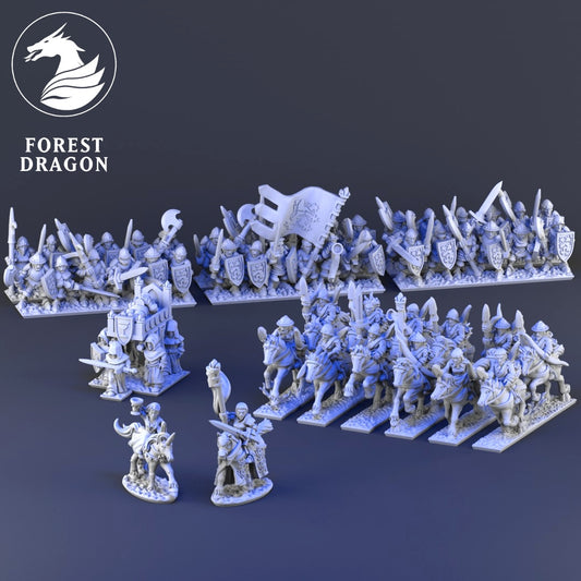 10mm Chivalric Knights Starter Army