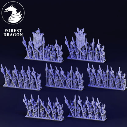 Noble Elves - 10mm Elite Guard Regiment