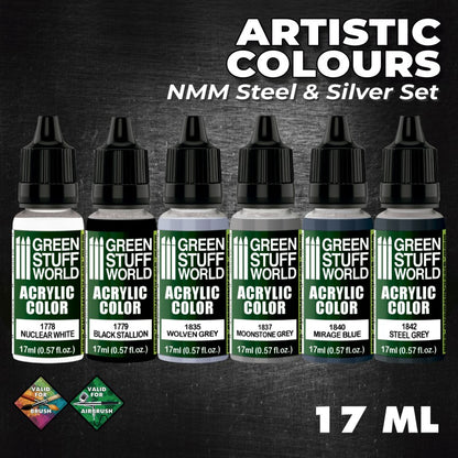Paint Set - NMM Steel and Silver