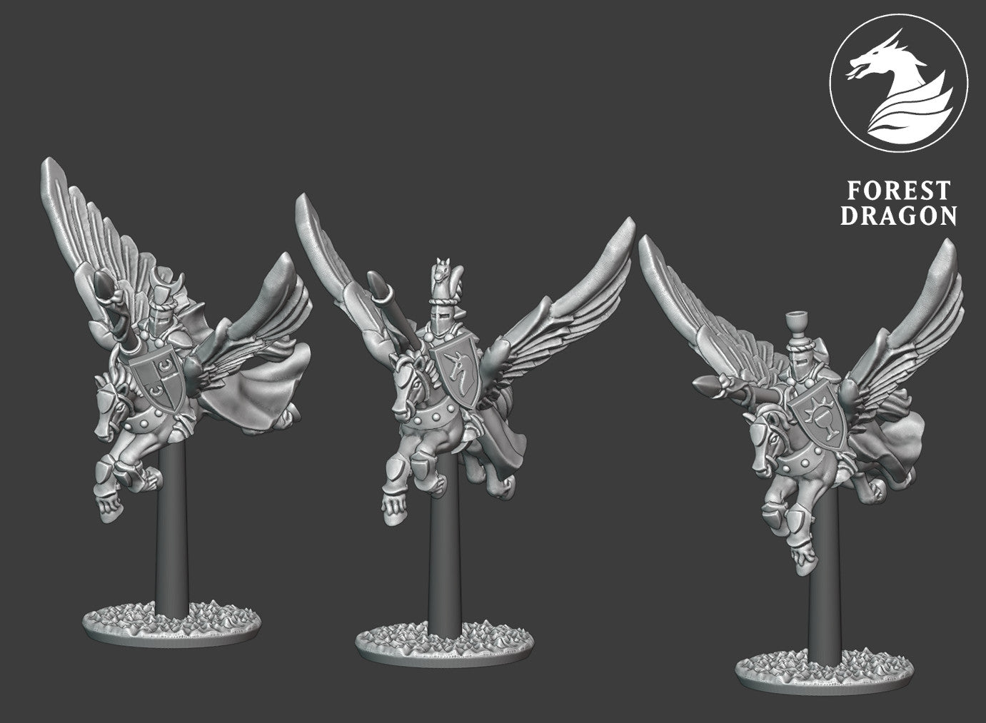 Chivalric - 10mm Pegasus Knight Regiment