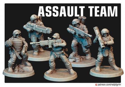 28mm Assault Team