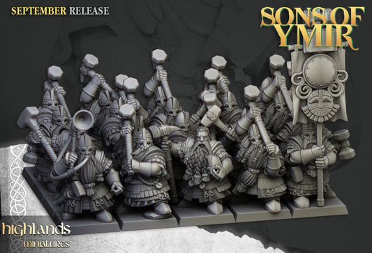 28mm Kings Guard - Sons of Ymir
