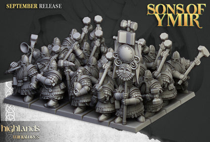 28mm Kings Guard - Sons of Ymir