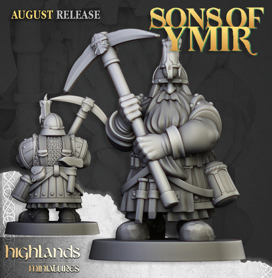 28mm Miners - Sons of Ymir