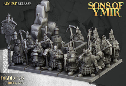 28mm Miners - Sons of Ymir