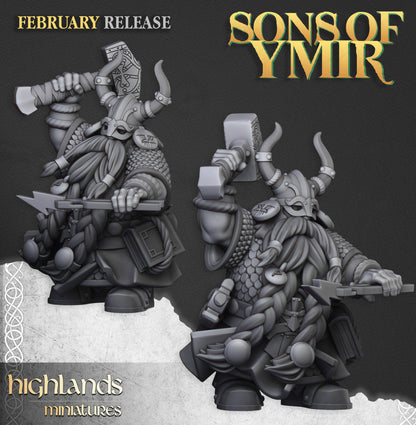 28mm Great Forge with Runemaster - Sons of Ymir