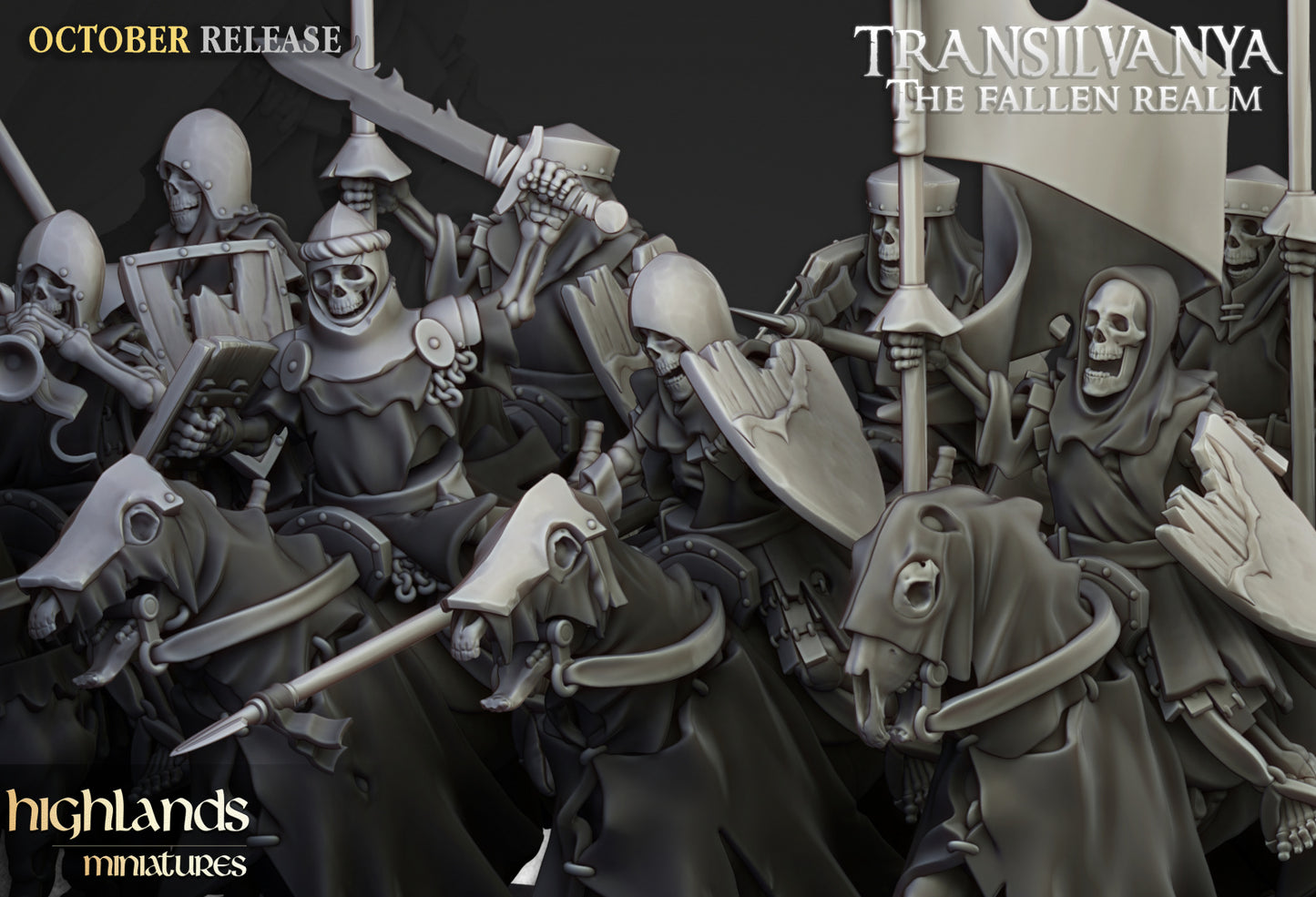 28mm Skeleton Knights - Transilvanya