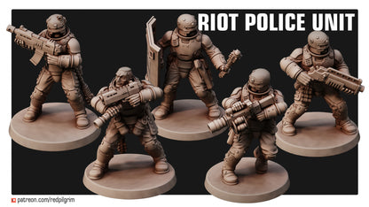 28mm Riot Police