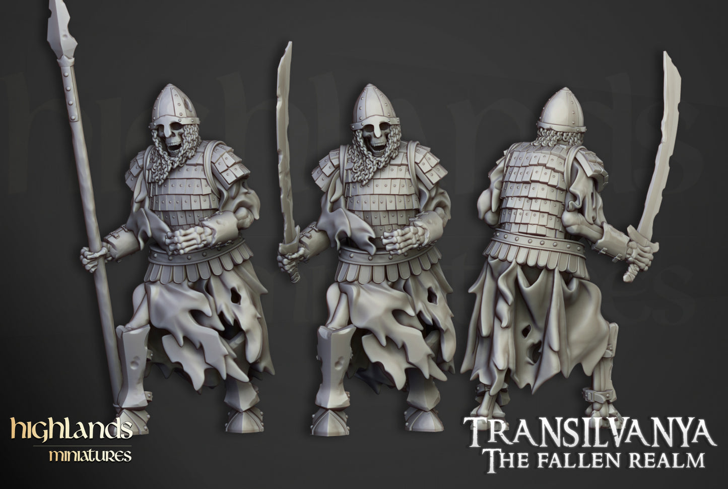 28mm Skeleton Boyar Guard - Transilvanya