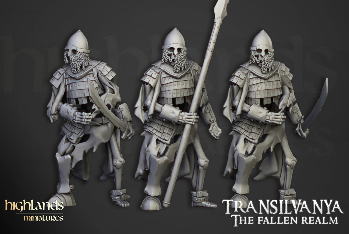 28mm Skeleton Boyar Guard - Transilvanya