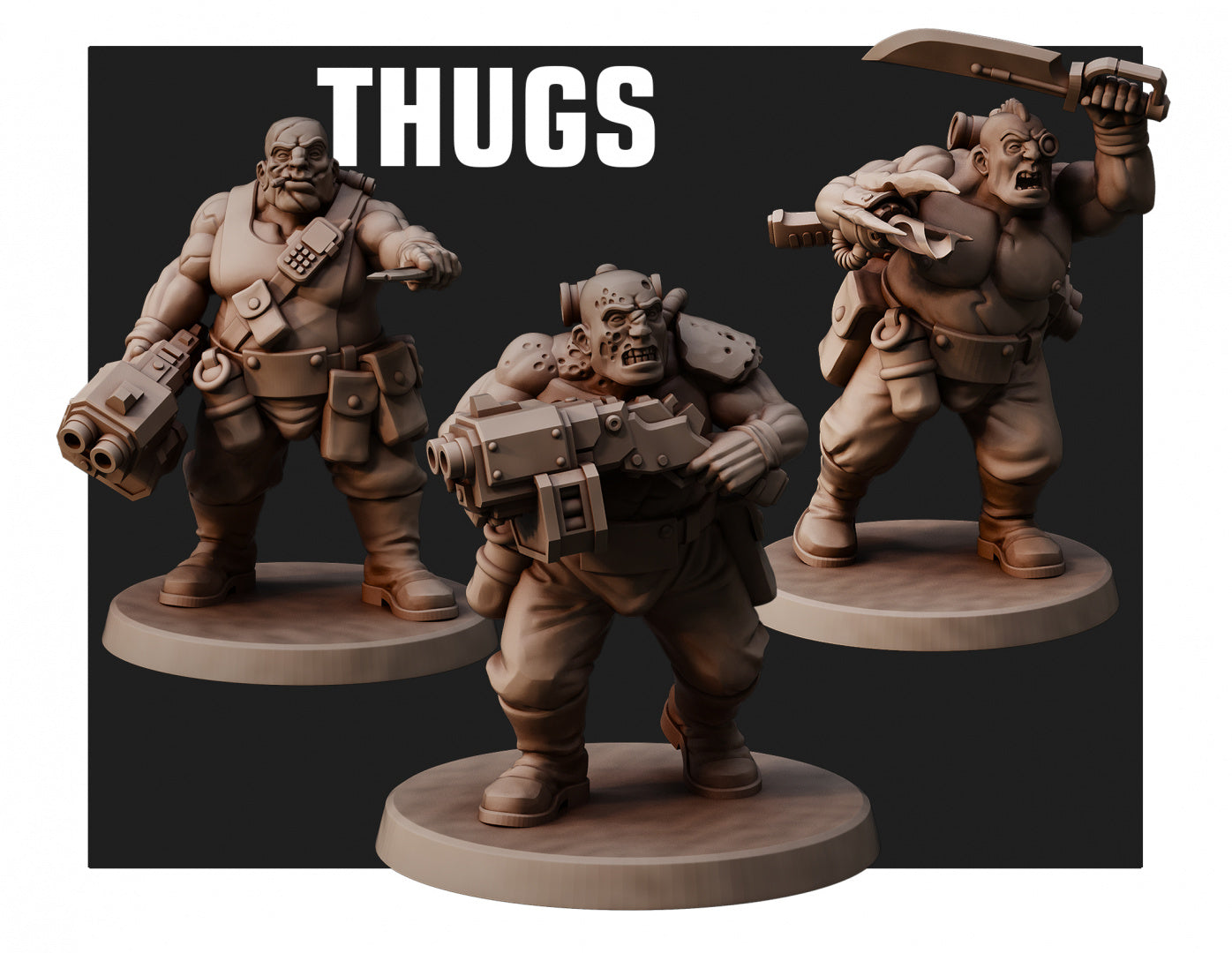 28mm Old Thugs
